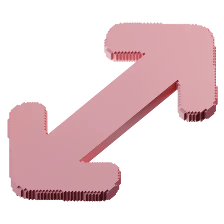 Expand Arrow  3D Icon