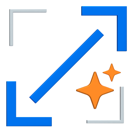 Expand Or Upscale  3D Icon