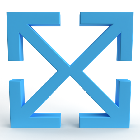 Expand Screen  3D Icon
