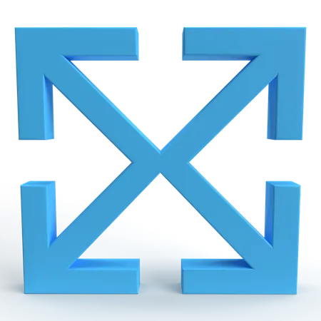 Expand Screen  3D Icon