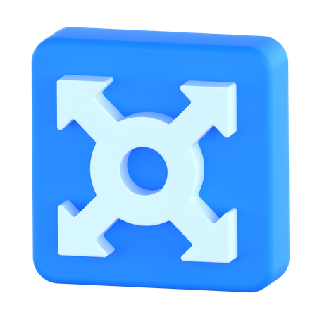 Expandieren  3D Icon