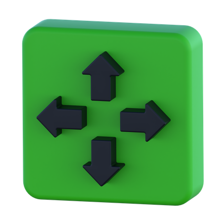 Expandieren  3D Icon