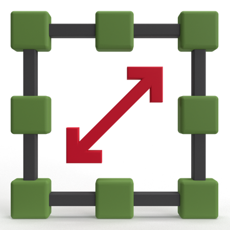 Expandir  3D Icon