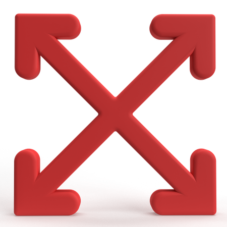 Expandir  3D Icon