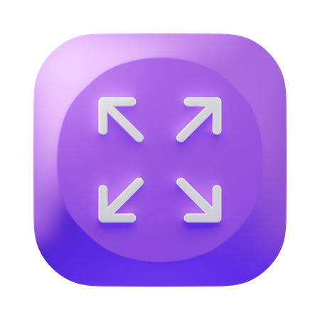 Expandir  3D Icon