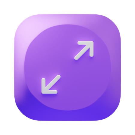 Expandir  3D Icon