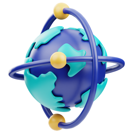 Expansão global  3D Icon