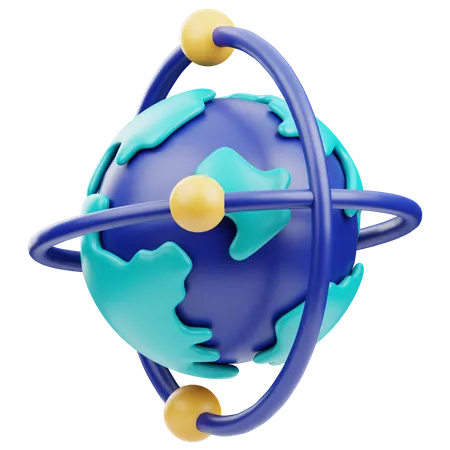 Expansão global  3D Icon