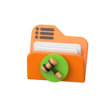 Archivos de casos  3D Icon