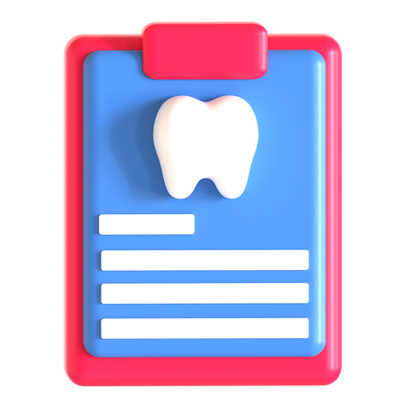 Registro dental  3D Icon