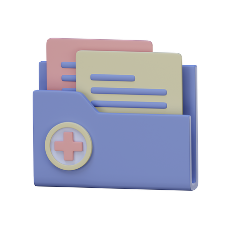 Historial médico  3D Icon