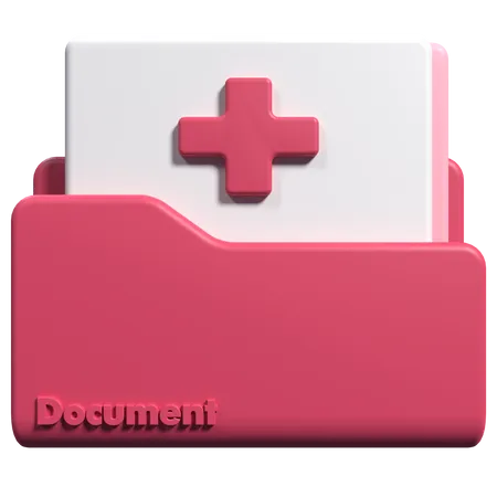 Historial médico  3D Icon