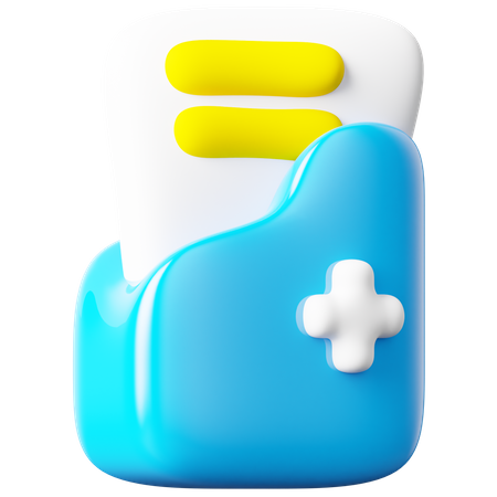 Expediente medico  3D Icon