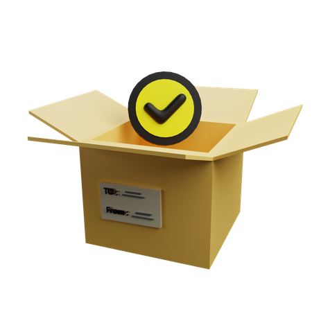 Expédition effectuée  3D Icon