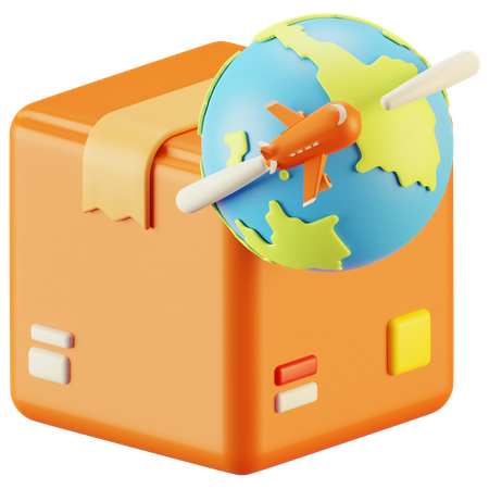 Transport maritime international  3D Icon