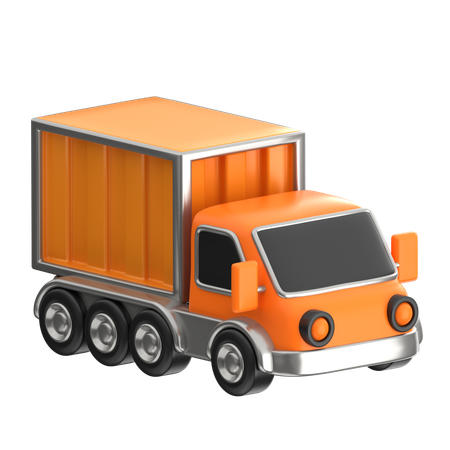 Livraison par camion  3D Icon