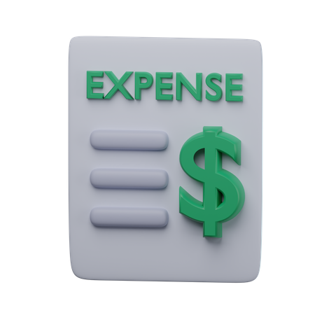 Expense  3D Icon