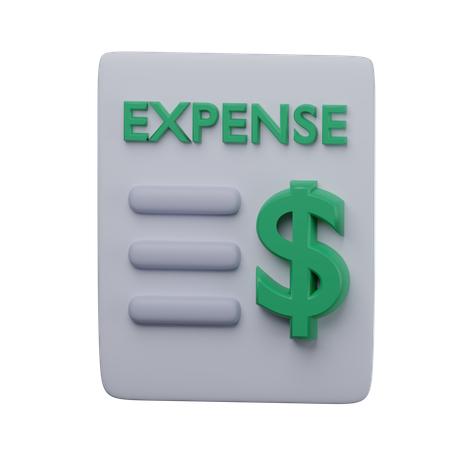 Expense  3D Icon