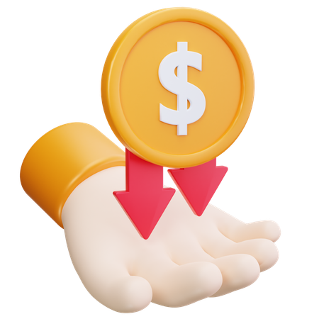 Expense Loss  3D Icon
