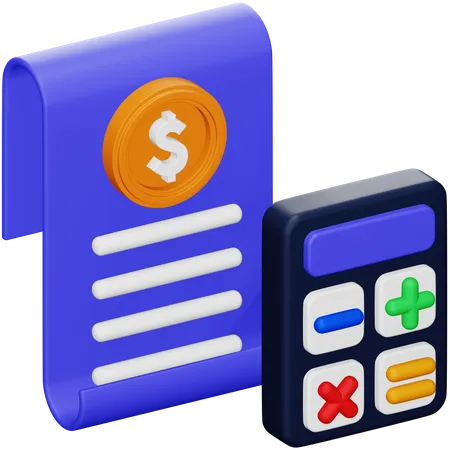Expenses  3D Icon