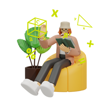 Expérience d'apprentissage des mathématiques  3D Icon