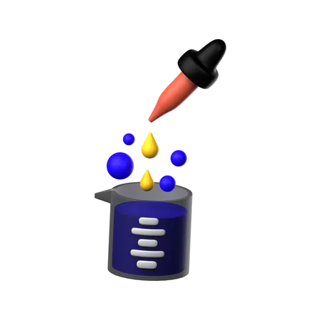 Experimentieren  3D Icon