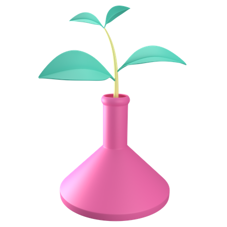 Experimento de botánica  3D Icon