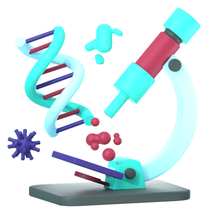 Experimento de DNA  3D Icon