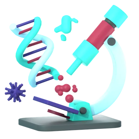 Experimento de DNA  3D Icon