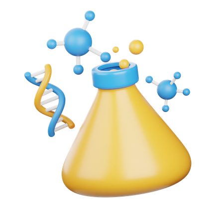 Experimento de laboratorio  3D Icon