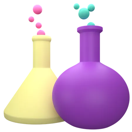 Experimento de quimica  3D Icon