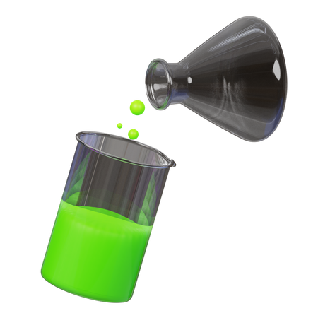 Experimento quimico  3D Icon