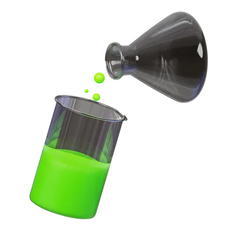 Experimento quimico  3D Icon