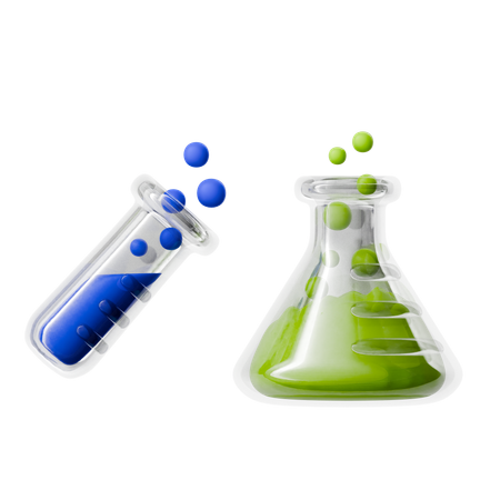 Experimento quimico  3D Icon