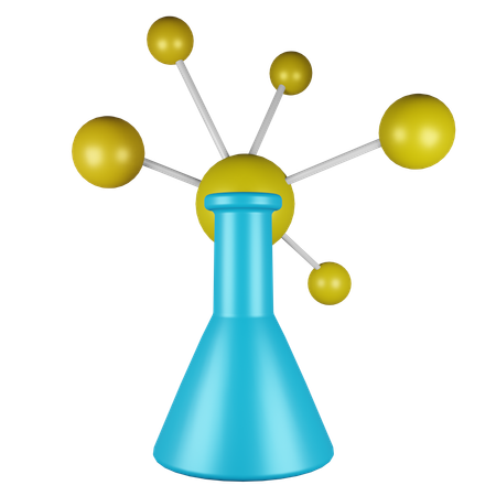 Experimento quimico  3D Icon