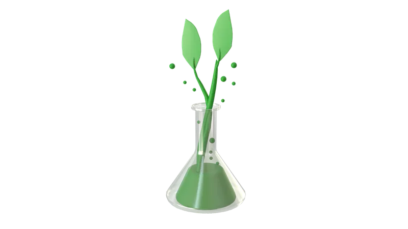 Experimento verde  3D Icon