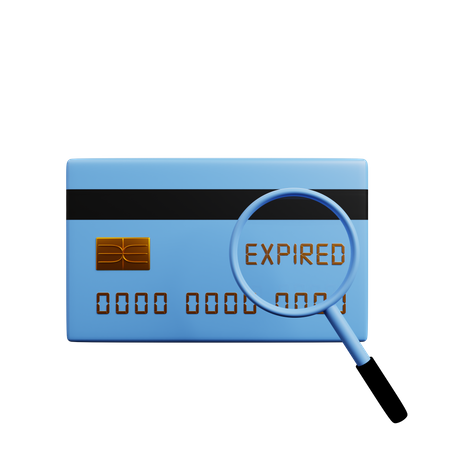 Expired Card  3D Icon