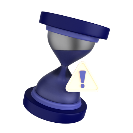 Expired time warning  3D Icon