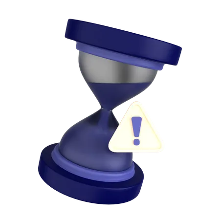 Expired time warning  3D Icon
