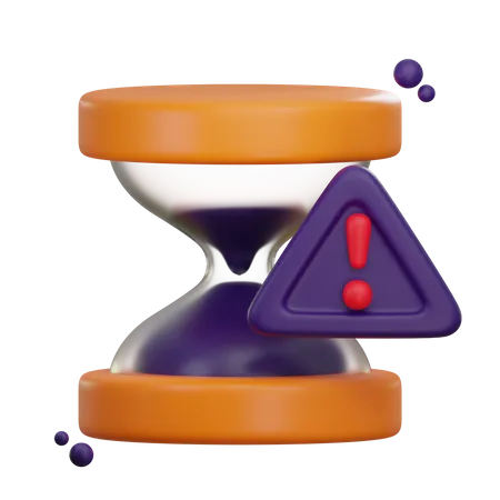 Expired Time Warning  3D Icon