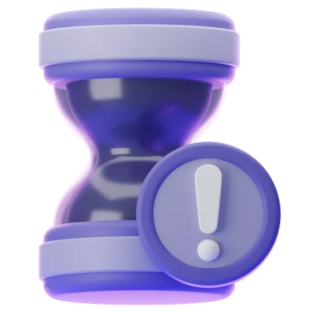 EXPIRED TIME WARNING  3D Icon