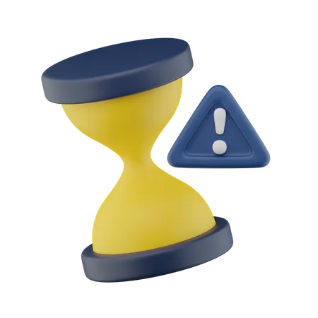 Expired Time Warning  3D Icon