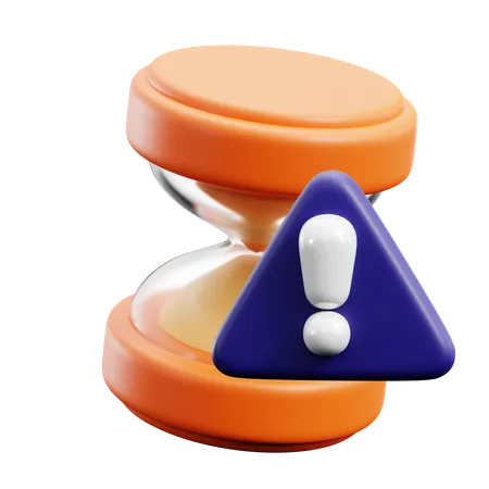 Expired Time Warning  3D Icon