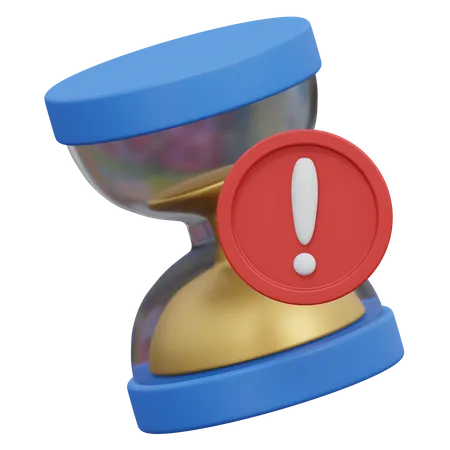 Expired Time Warning  3D Icon