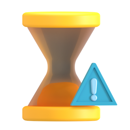 Expired Time Warning  3D Icon