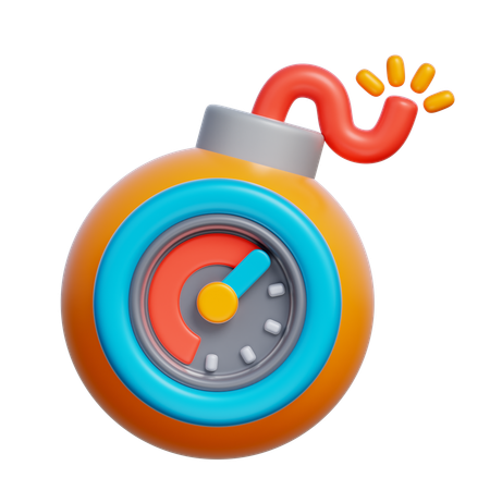 Exploding Deadline  3D Icon