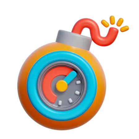 Exploding Deadline  3D Icon
