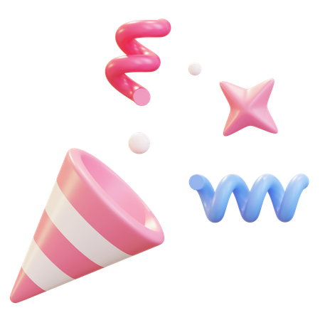 Exploding Fireworks  3D Icon