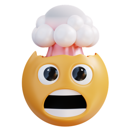 Exploding Head  3D Icon