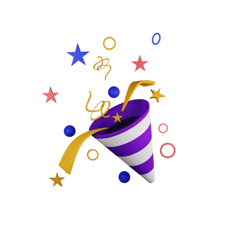 Exploding Party  3D Icon